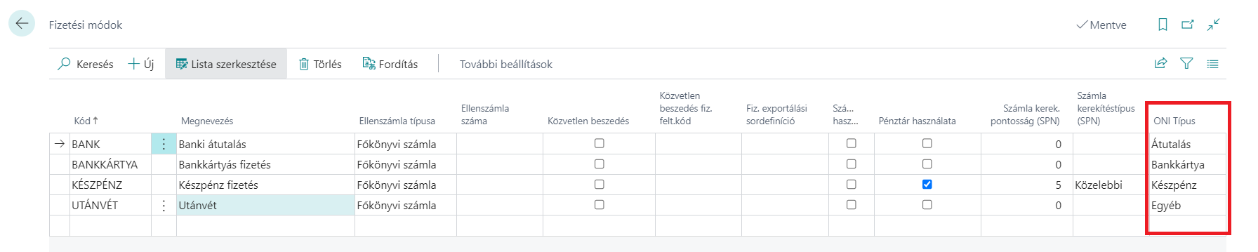 Fizetési módok