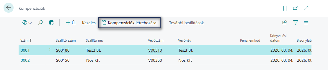 Kompenzációk
