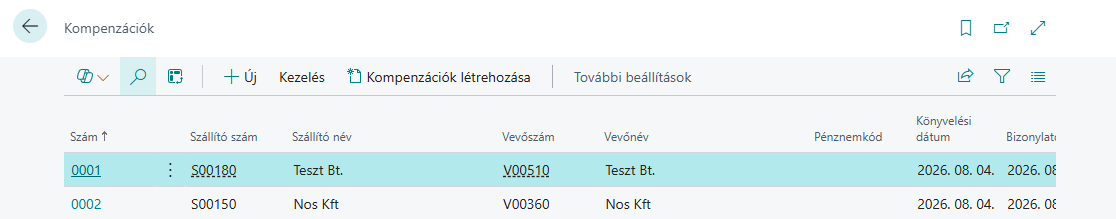 Kompenzációk