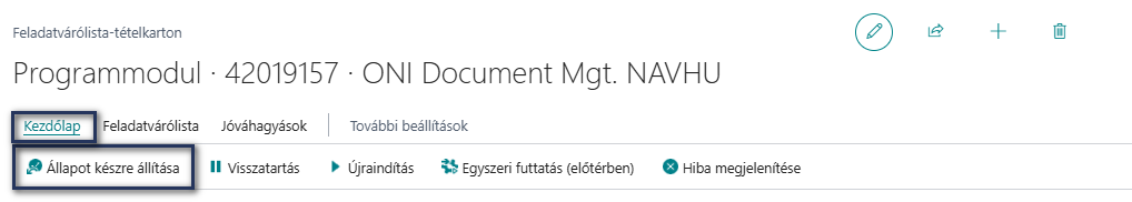 Feladatvárólista tételkarton