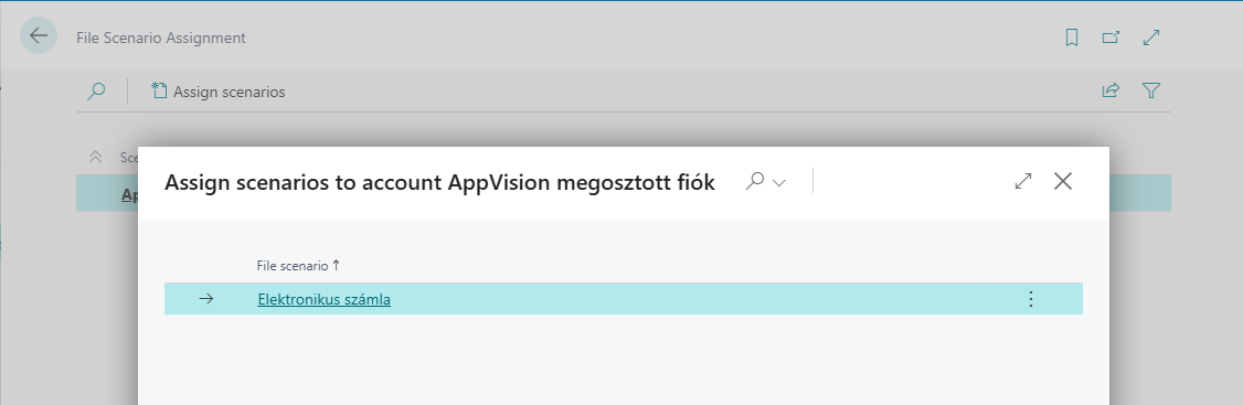 Fájl szituáció kiválasztása