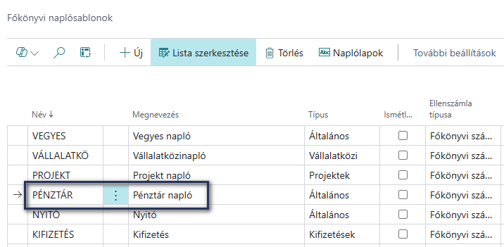 Főkönyvi naplósabolon