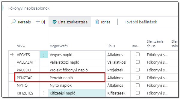 Főkönyvi naplósabolon