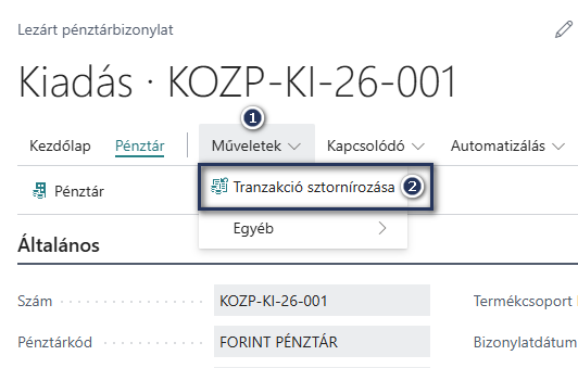 Lezárt pénztárbizonylat
