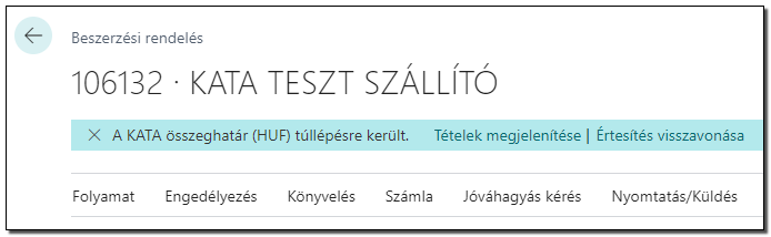 Beszerzési rendelés