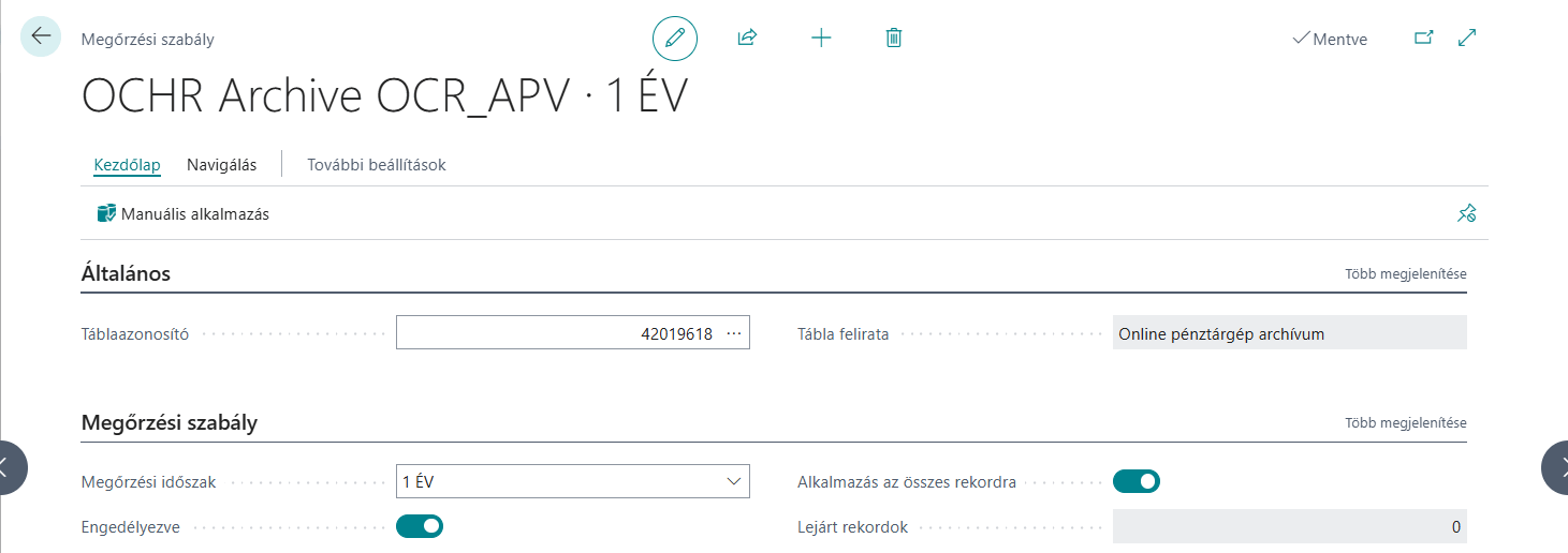 Naplók könyvelése